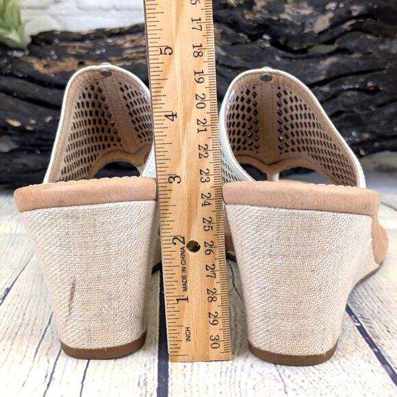 UGG Solena Laser Cut Leather Wedge Sandals - Picture 5 of 8